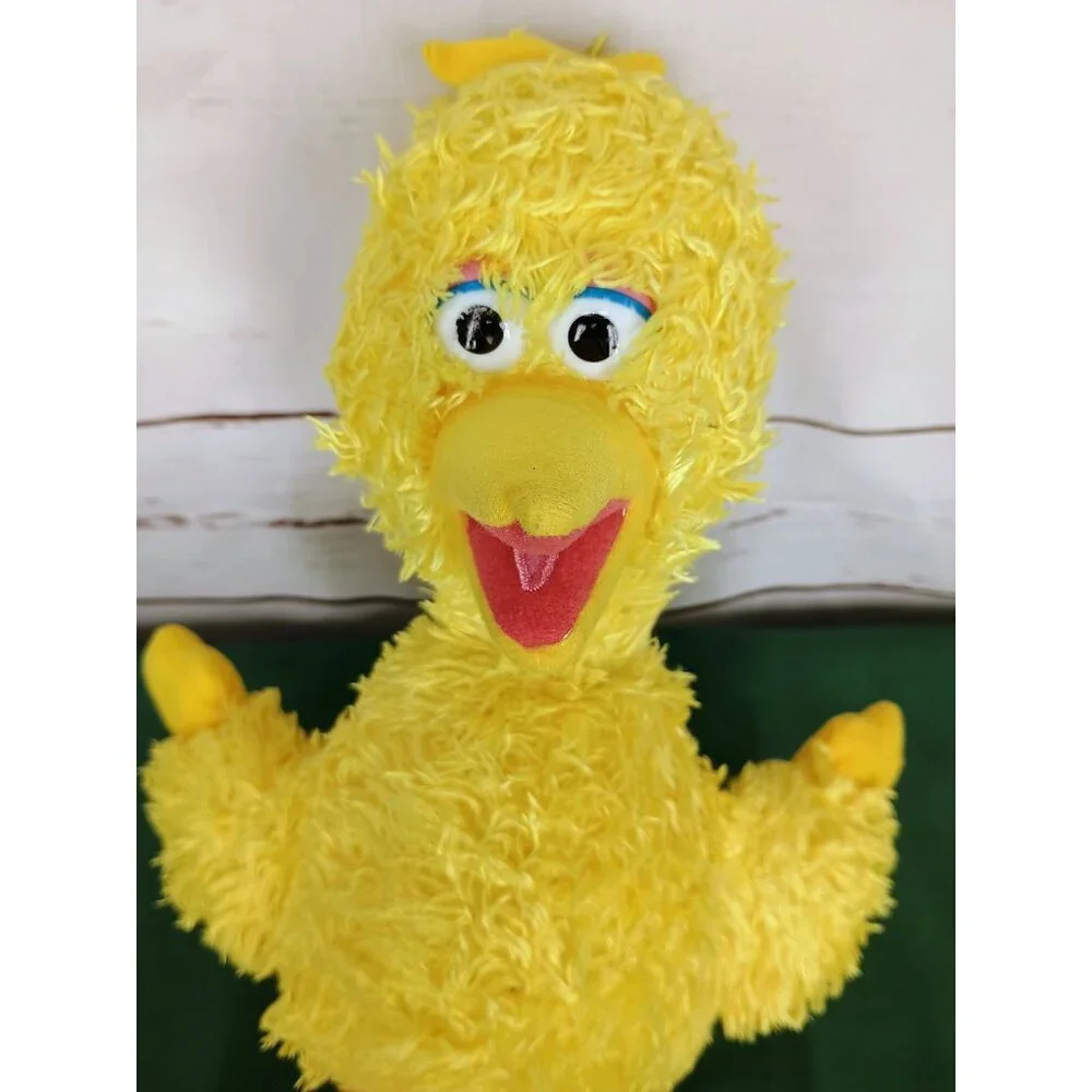 Sesame Street Big Bird Plush Toy Yellow‎ & Orange Soft Stuffed Animal For Kids